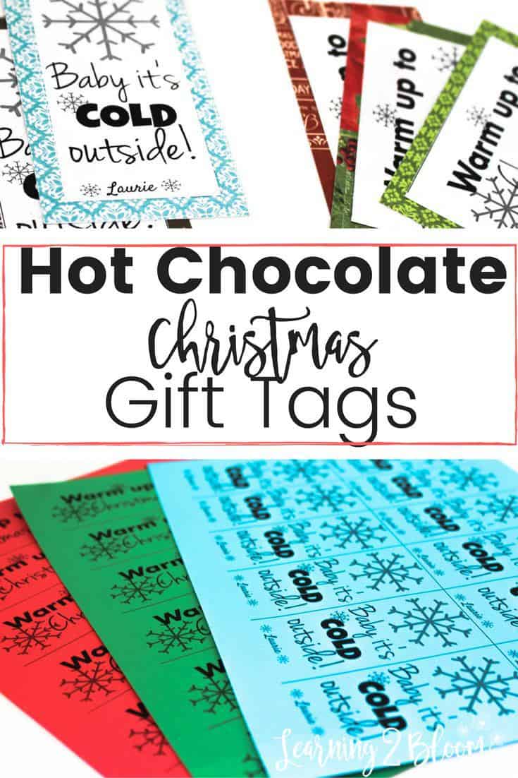 Hot Chocolate Gift Tags - Learning2Bloom