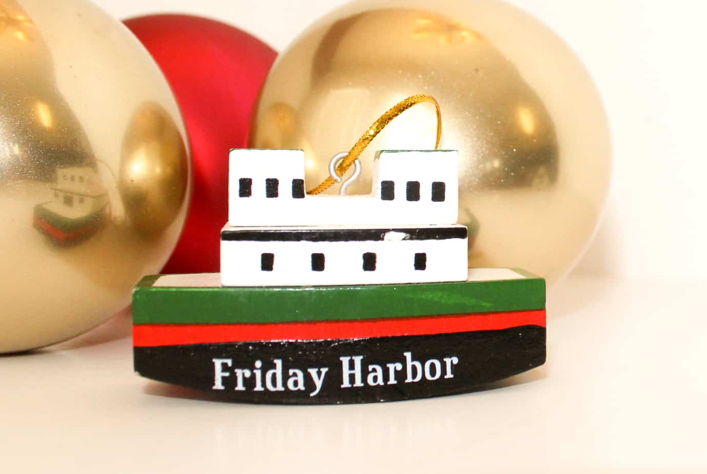 Friday Harbor Christmas Ornament